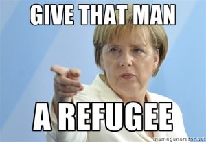 Merkel Flüchtling